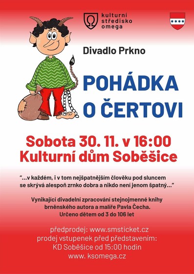 Plakát události Divadlo Prkno: Pohádka O čertovi