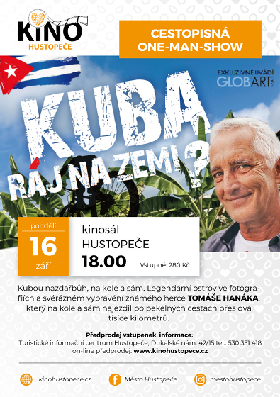 Plakát události Tomáš Hanák – Kuba, ráj na zemi?