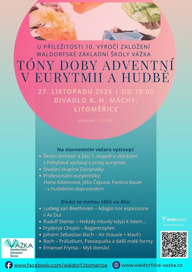 Plakát události Tóny doby adventní v eurytmii a hudbě