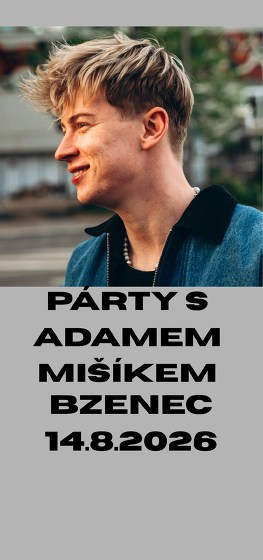 Plakát události Párty s Adamem Mišíkem