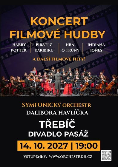 Plakát události Koncert filmové hudby