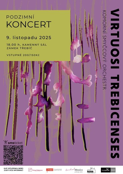 Plakát události Podzimní koncert s Virtuosi Trebicenses