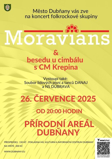 Plakát události Moravians & beseda u cimbálu s CM Krepina