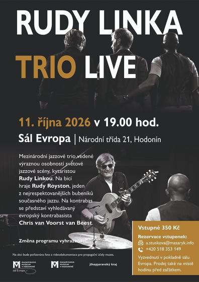 Plakát události Rudy Linka Trio Live