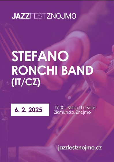 Plakát události Stefano Ronchi Band (IT/CZ)