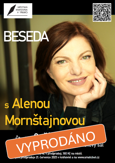 Plakát události VYPRODÁNO / Beseda s Alenou Mornštajnovou