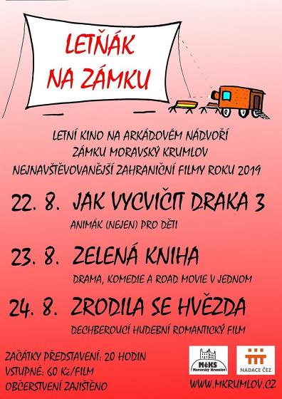 Plakát události Letňák na zámku 22.-24.8.