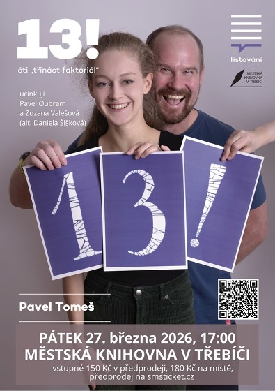 Plakát události Listování: 13! (Pavel Tomeš)