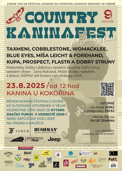 Plakát události 9. Country Kaninafest 2025