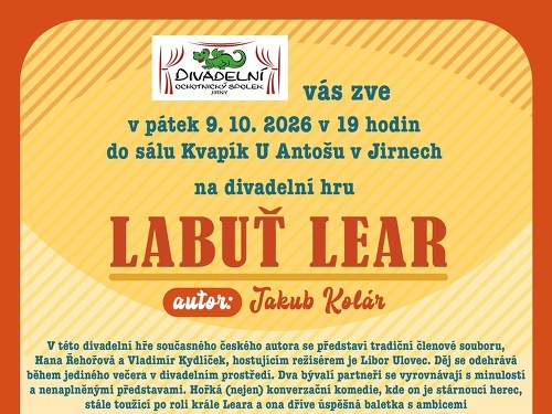Plakát události Labuť Lear