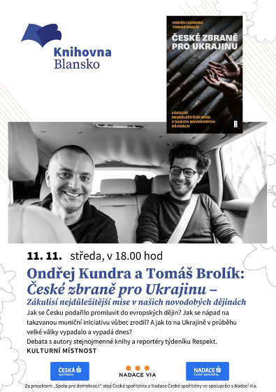 Plakát události České zbraně pro Ukrajinu