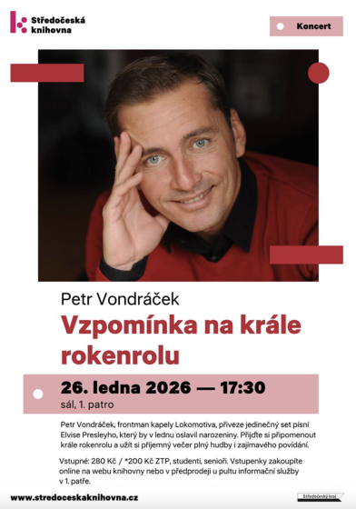 Plakát události Petr Vondráček – Vzpomínka na krále rokenrolu