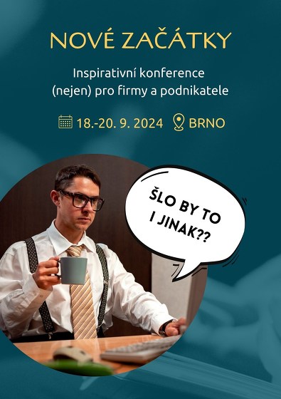 Plakát události Inspirativní konference Nové začátky
