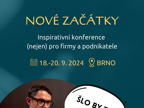 Plakát události Inspirativní konference Nové začátky