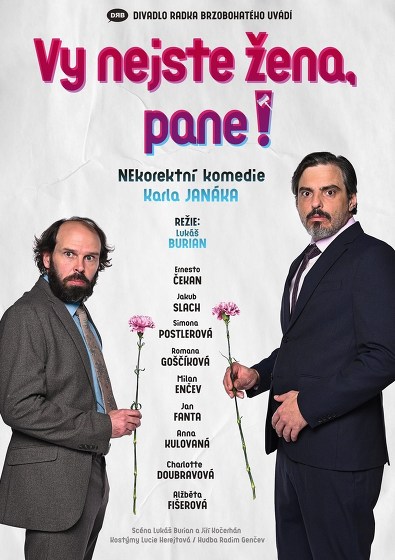 Plakát události Vy nejste žena, pane!