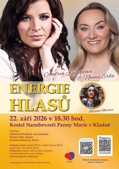 Plakát události ENERGIE HLASŮ  Andrea Kalivodová & Noema Erba