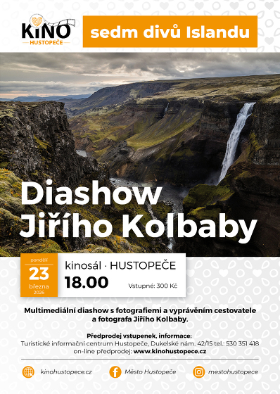 Plakát události Diashow Jiřího Kolbaby: Sedm divů Islandu