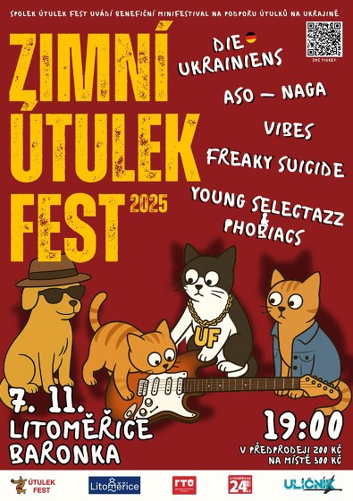 Plakát události Zimní Útulek Fest 2025