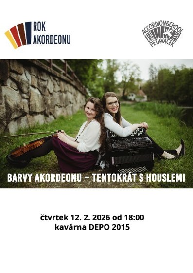 Plakát události Barvy akordeonu - tentokrát s houslemi