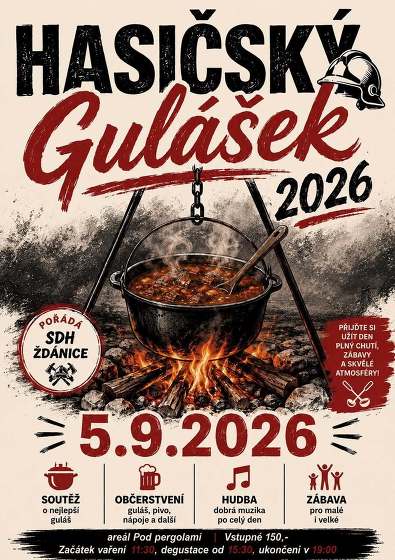 Plakát události Hasičský gulášek