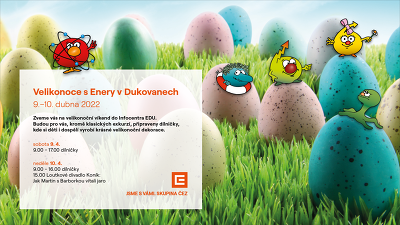 Plakát události Velikonoce s Enery v Dukovanech