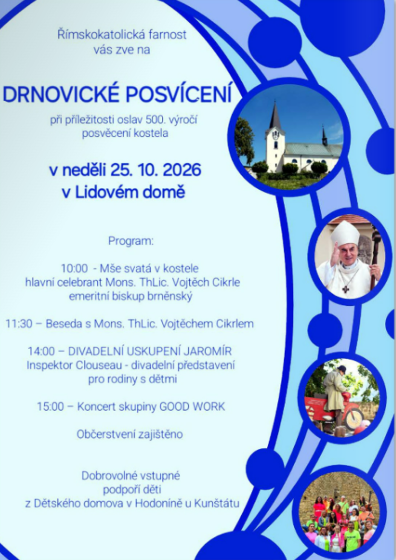 Plakát události Drnovické posvícení