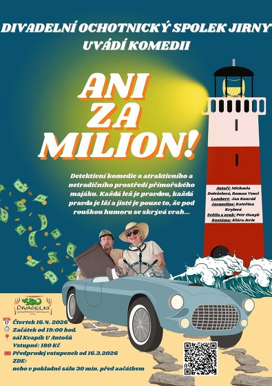 Plakát události Ani za milion!