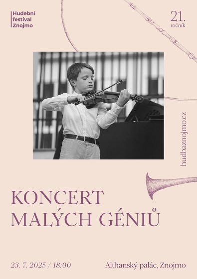 Plakát události Koncert malých géniů