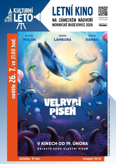 Plakát události Letní kino: Velrybí píseň