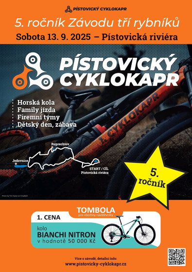Plakát události Pístovický CykloKapr