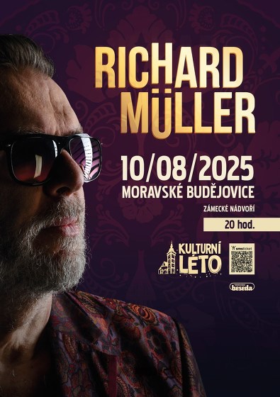 Plakát události Richard Müller - Kulturní léto 2025