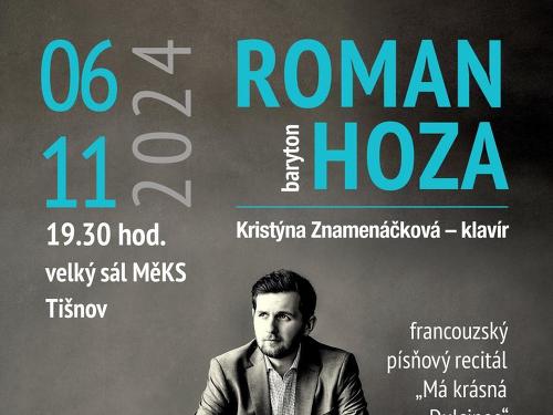 Plakát události Písňový Recitál Má krásná Dulcineo: Baryton Roman Honza klavír Kristýna Znamenáčková