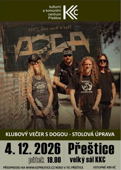 Plakát události Klubový večer s Dogou
