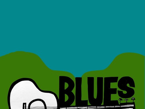 Plakát události BLUES POD MOSTEM