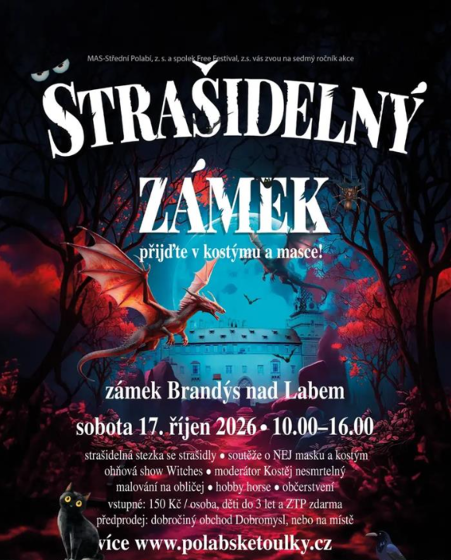 Plakát události Strašidelný zámek v Brandýse