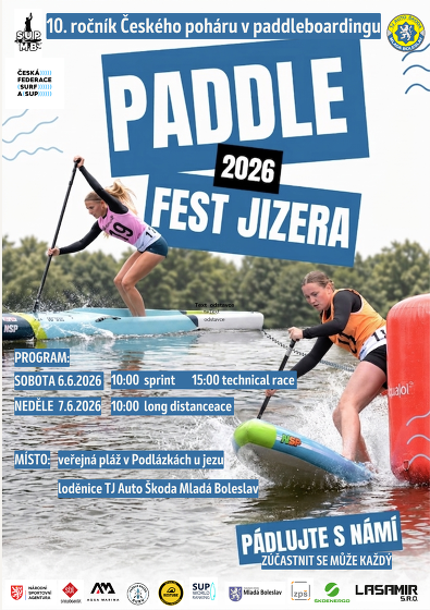 Plakát události Paddle Fest Jizera 2026