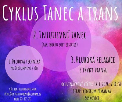 Plakát události Cyklus Tanec a trans