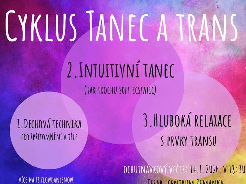 Plakát události Cyklus Tanec a trans