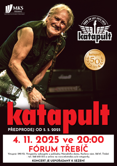 Plakát události Katapult Tour 50 let