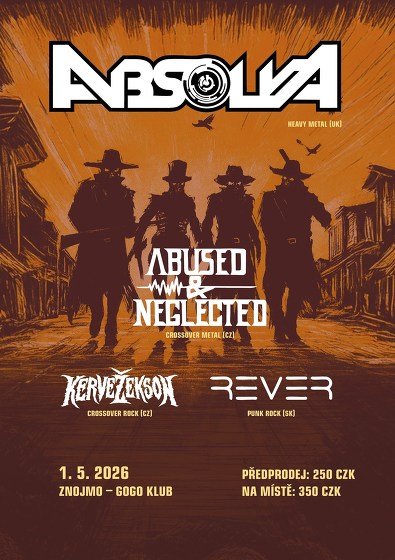 Plakát události Absolva (UK) + Guests - Metal Show