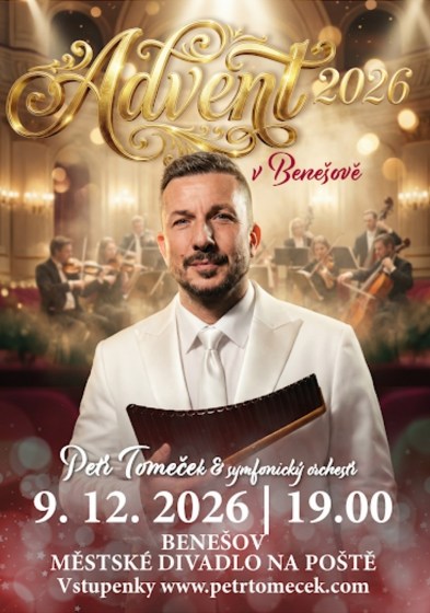 Plakát události Petr Tomeček / Advent 2026 v Benešově