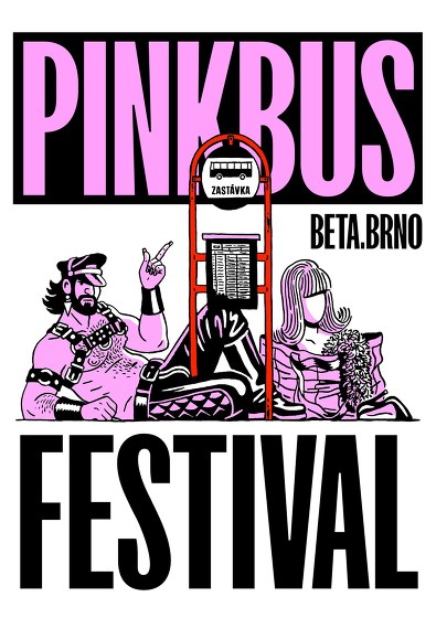Plakát události PINKBUS FESTIVAL – BetaBrno Edition