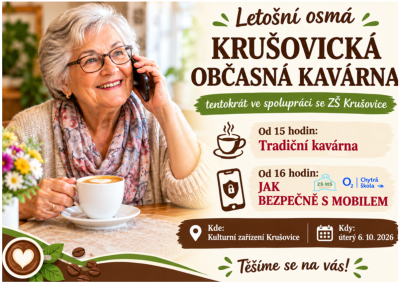 Plakát události Krušovická Občasná Kavárna