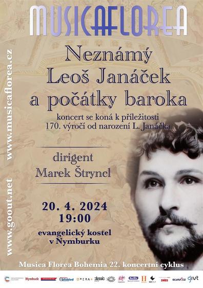 Plakát události Musica Florea: Neznámý Leoš Janáček a počátky baroka