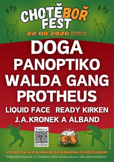 Plakát události Chotěboř fest 2026