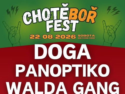 Plakát události Chotěboř fest 2026
