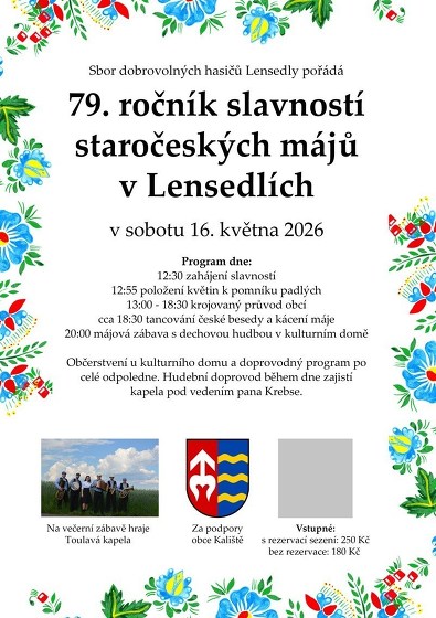 Plakát události Staročeská májová zábava