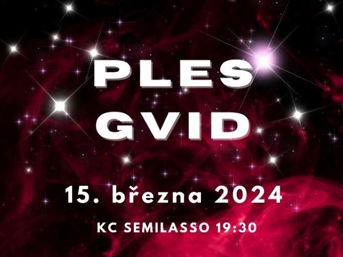 Plakát události Ples GVID