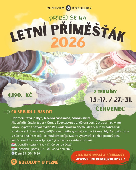 Plakát události Příměstský tábor v Kozolupech