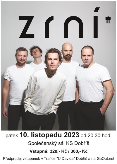 Plakát události ZRNÍ - tour k novému albu Široko daleko